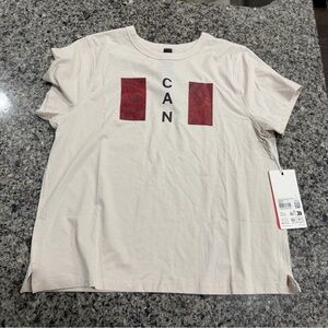 NWT Lululemon Team Canada Women's Cotton Jersey Graphic T-Shirt
